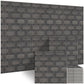 BUBOS 6 Pack Acoustic Wood Wall Panels, 23.6x23.6 Inch Sound Absorbing Tiles with Full Adhesive Backing, Decorative Peel and Stick Panels for Home Office, Living Room and Studio