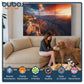 BUBOS 6 Pack Self-Adhesive Acoustic Wall Panel,70.8" x 47.2" Sound Panels Noise Reducing for Wall,Decorative Acoustic Panel Sound Absorbing,Sound Proofing Panel for Studio, Home,Office,Canyon Fire