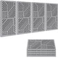 BUBOS 4 Pack Acoustic Wall Panels - Professional Self-Adhesive Sound Absorbing Slotted Cavity Panels for Enhanced Audio Clarity - High-Density Soundproofing for Home Office, Studio, Gaming & Gym